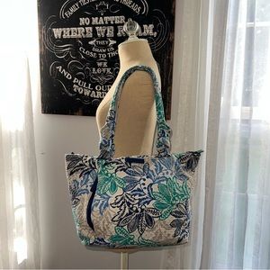 Vera Bradley East West Tote-Santiago Color